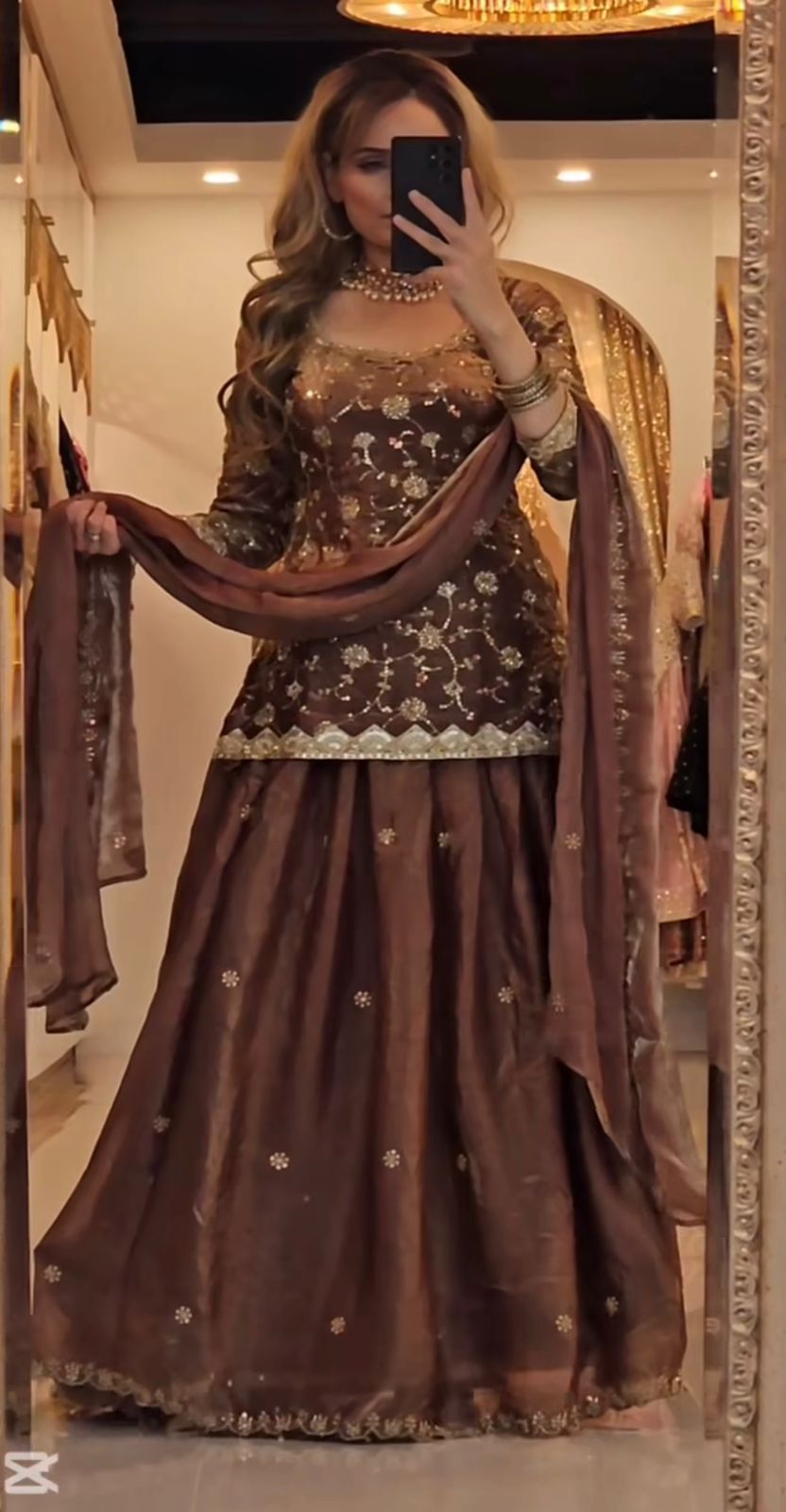 MF 473 Brown in Color Fandy Silk Designer Work Lehenga Choli . Affordable Price ₹2399. Delivery 4-6 Working Days. Shop now. | Lehenga, Bollywood Lehenga, Creative Lehenga, Designer Lehenga, Embroidered Lehenga, Party Wear Lehenga