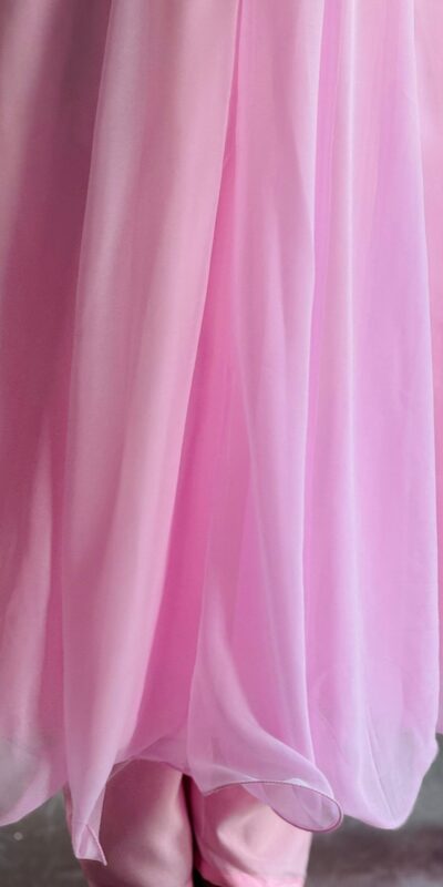 Baby Pink Foix Georgette Embroidery Work Anarkali Gown | Gowns, Bollywood Gowns, Creative Gowns, Designer Gowns, Embroidered Gowns, Party Wear Gowns