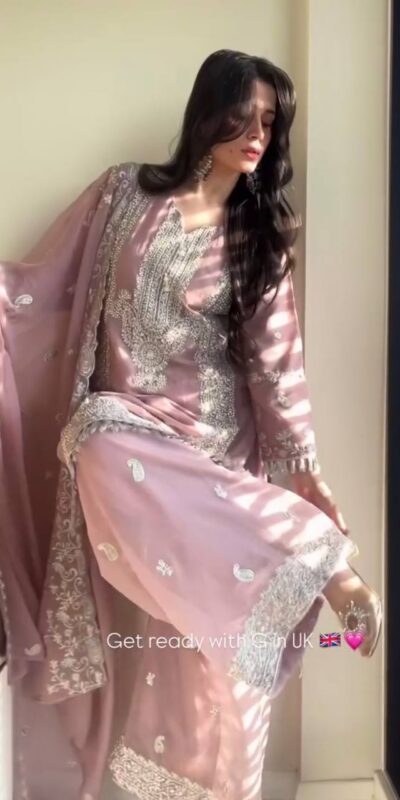 Baby Pink Fox Georgette Moti Work Salwar Suit | Jump Suits, Tops & Bottoms, Track Suits, Salwar suit, Casual Suits, Creative suits, Designer Suits, Palazzo Suits, Party Wear Suits, Patiala Suits, Straight Suits, Trendy Wear