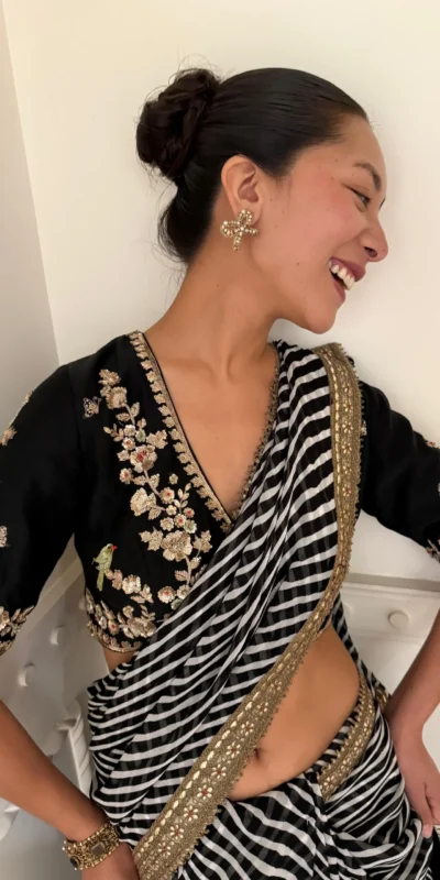 Black Faux Georgette Sequence Work Saree | Sarees, Bollywood Sarees, Creative Sarees, Designer Sarees, Embroidered Sarees, Ethnic Saree, Modern Digital sarees, Party Wear Sarees