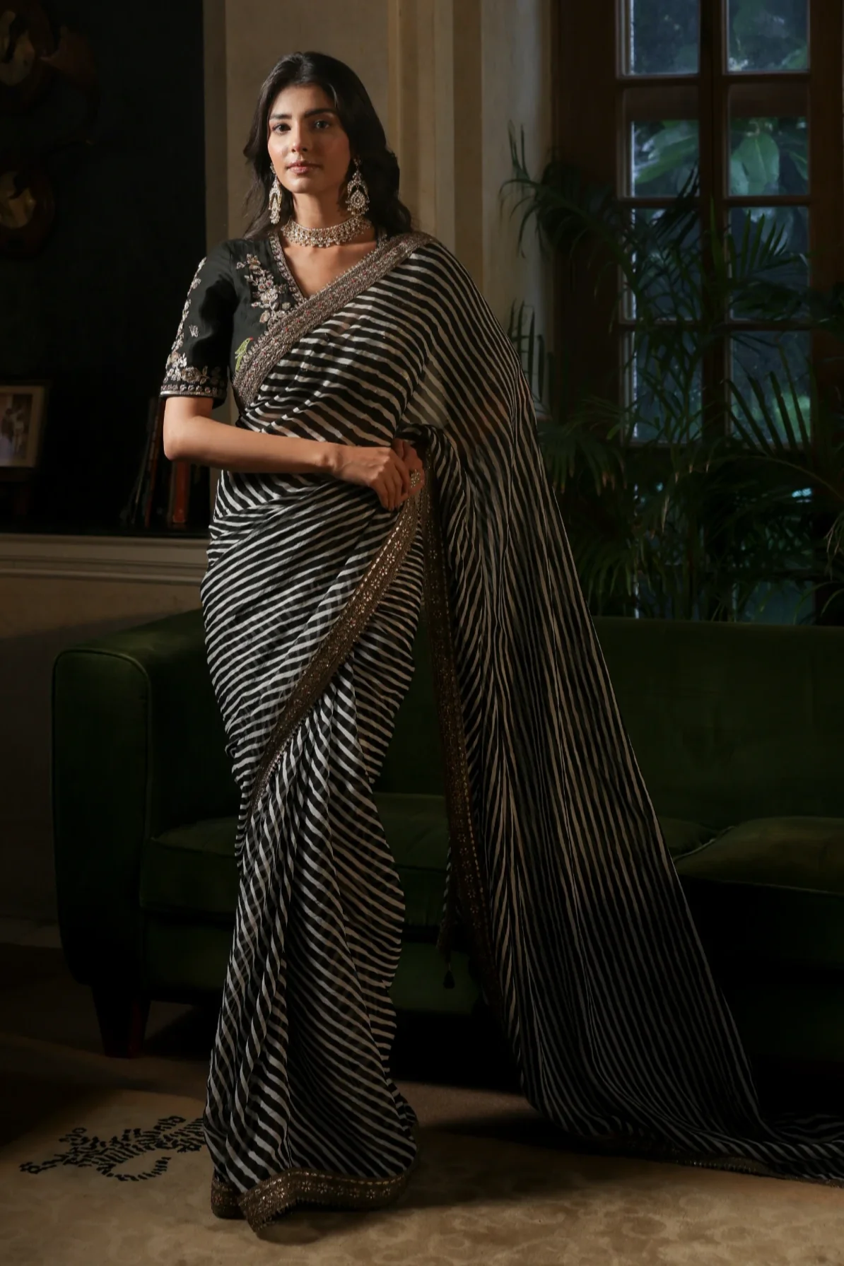 Black Faux Georgette Sequence Work Saree | Sarees, Bollywood Sarees, Creative Sarees, Designer Sarees, Embroidered Sarees, Ethnic Saree, Modern Digital sarees, Party Wear Sarees