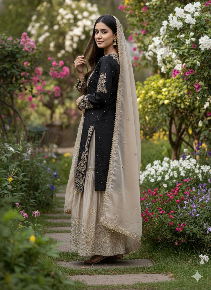 Black Organza Silk Embroidery Lace Work Salwar Suit | Jump Suits, Salwar suit, Casual Suits, Creative suits, Designer Suits, Palazzo Suits, Party Wear Suits, Patiala Suits, Straight Suits