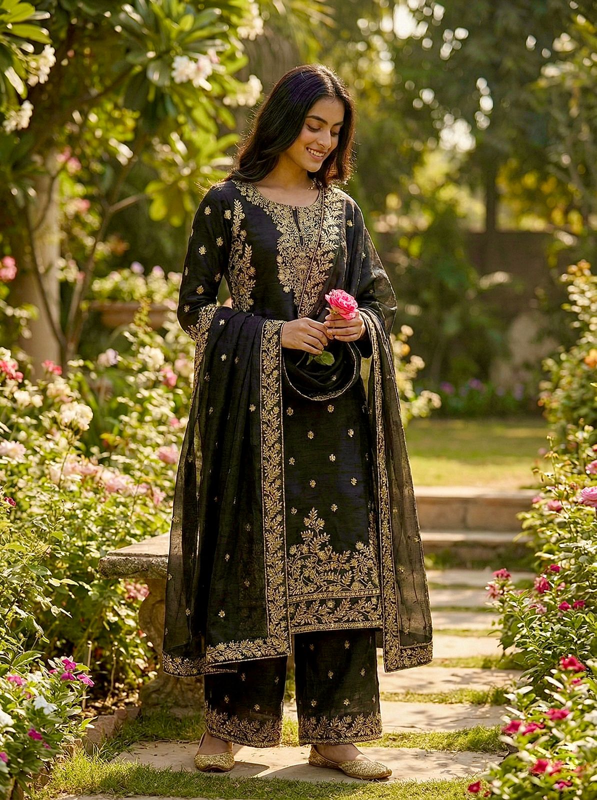 Black Organza Silk With Sequence Work Salwar Suit | Jump Suits, Salwar suit, Casual Suits, Creative suits, Designer Suits, Palazzo Suits, Party Wear Suits, Patiala Suits, Straight Suits