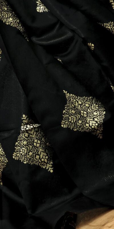 Black Soft Lichi Silk With Lace Border Saree | Sarees, Bollywood Sarees, Creative Sarees, Designer Sarees, Embroidered Sarees, Ethnic Saree, Modern Digital sarees, Party Wear Sarees