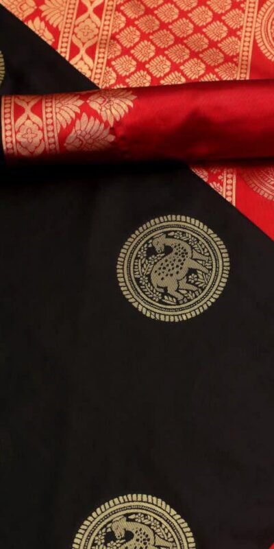 Black Soft Lichi Silk With Lace Work Saree | Sarees, Bollywood Sarees, Creative Sarees, Designer Sarees, Embroidered Sarees, Ethnic Saree, Modern Digital sarees, Party Wear Sarees