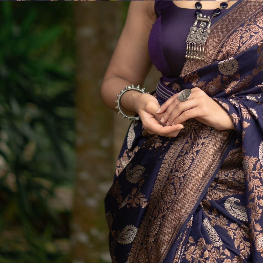 Blue Soft Lichi Silk Lace Border Work Saree | Sarees, Bollywood Sarees, Creative Sarees, Designer Sarees, Embroidered Sarees, Ethnic Saree, Modern Digital sarees, Party Wear Sarees