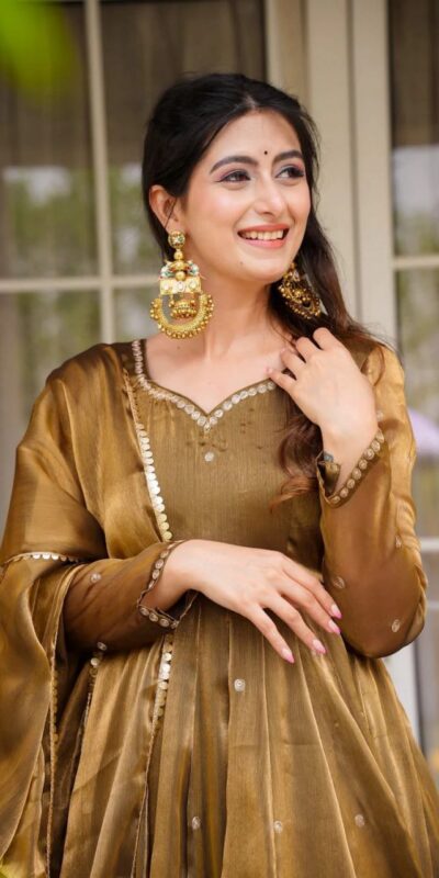 Brown Organza Silk Border Lace Work Salwar Suit | Jump Suits, Salwar suit, Casual Suits, Creative suits, Designer Suits, Palazzo Suits, Party Wear Suits, Patiala Suits, Straight Suits