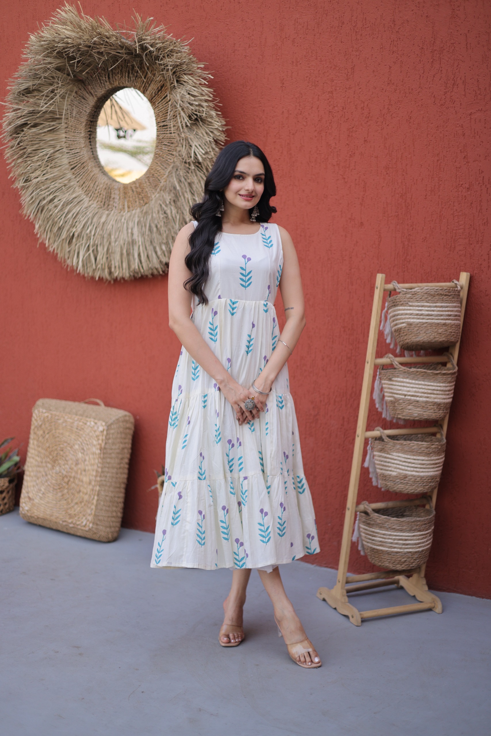 KA 1248 White Cotton Kurti with Printed Work.Wedding, Party, Festive, Events, Exclusive Offer ₹1519. Delivery 4-6 Working Days. Shop now. | Kurti, Bollywood Kurti, Creative Kurtis, Designer Kurti, Party Wear Kurti, Selfie Kurti