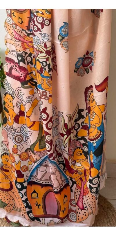 Cream Chinon Digital Printed Embroidery Butti Work Saree | Sarees, Bollywood Sarees, Creative Sarees, Designer Sarees, Embroidered Sarees, Ethnic Saree, Modern Digital sarees, Party Wear Sarees