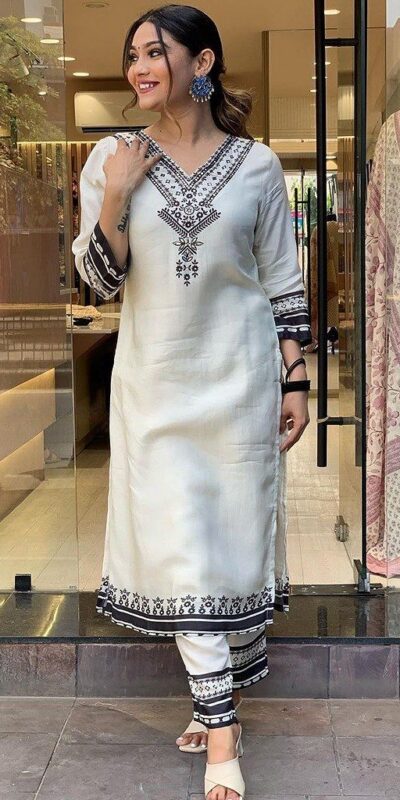 Darling White Maslin Digital Printed Salwar Suit | Jump Suits, Salwar suit, Casual Suits, Creative suits, Designer Suits, Palazzo Suits, Party Wear Suits, Patiala Suits, Straight Suits
