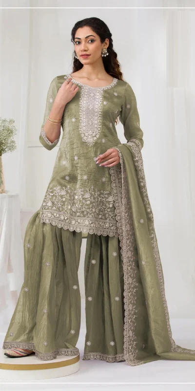 FC 3103 Green Fancy Gold Crush Salwar Suit Perfect for Wedding, Party, Haldi, Onam, Festival Celebrations – . Get it for ₹2549. Delivery 4-6 Work | Jump Suits, Salwar suit, Casual Suits, Creative suits, Designer Suits, Palazzo Suits, Party Wear Suits, Patiala Suits, Straight Suits