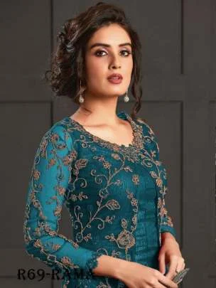 Firozi Net Stone Work Salwar Suit | Jump Suits, Salwar suit, Casual Suits, Creative suits, Designer Suits, Palazzo Suits, Party Wear Suits, Patiala Suits, Straight Suits