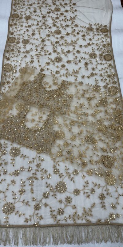 Gold Mono Net Embroidery Print Saree | Sarees, Bollywood Sarees, Creative Sarees, Designer Sarees, Embroidered Sarees, Ethnic Saree, Modern Digital sarees, Party Wear Sarees
