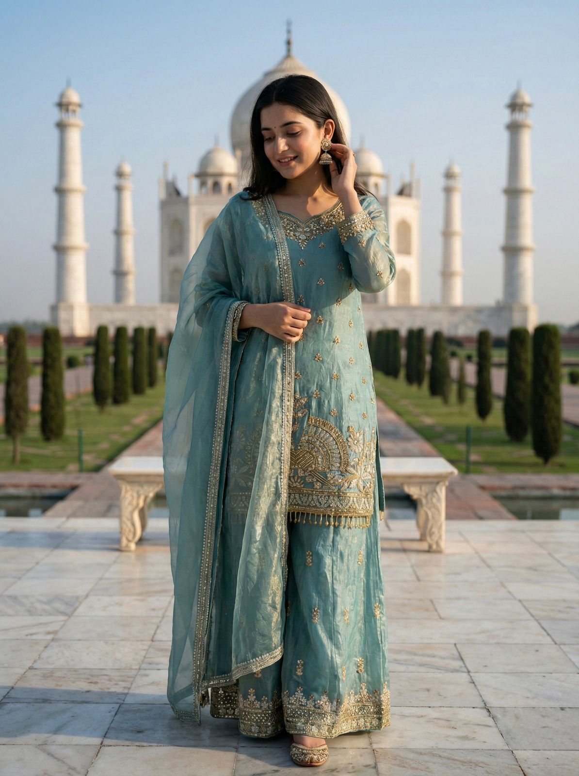 Grand Sky Blue Fendy Silk Sequence Work Salwar Suit | Jump Suits, Salwar suit, Casual Suits, Creative suits, Designer Suits, Palazzo Suits, Party Wear Suits, Patiala Suits, Straight Suits