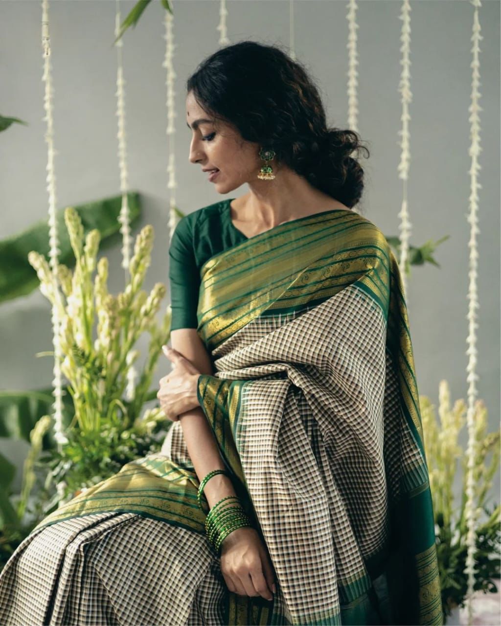 Green Lichi Silk Rich Pallu Border Saree | Sarees, Bollywood Sarees, Creative Sarees, Designer Sarees, Embroidered Sarees, Ethnic Saree, Modern Digital sarees, Party Wear Sarees