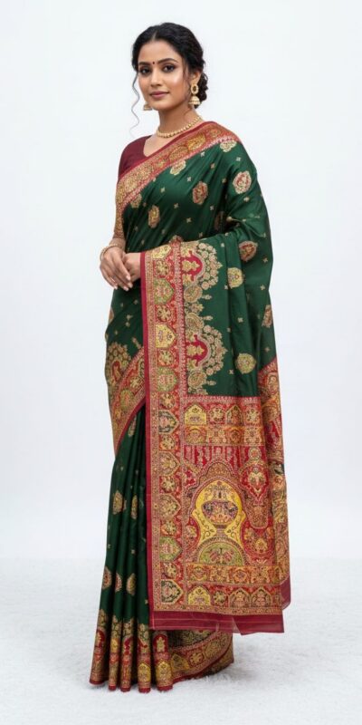 Green Paithani Silk Border Lace Work Saree | Sarees, Bollywood Sarees, Creative Sarees, Designer Sarees, Embroidered Sarees, Ethnic Saree, Modern Digital sarees, Party Wear Sarees