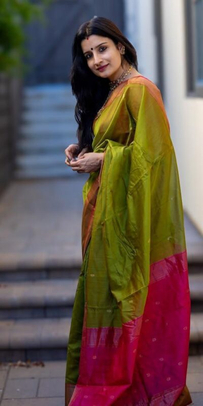 Green Soft Lichi Silk Jacquard Saree | Sarees, Bollywood Sarees, Creative Sarees, Designer Sarees, Embroidered Sarees, Ethnic Saree, Modern Digital sarees, Party Wear Sarees