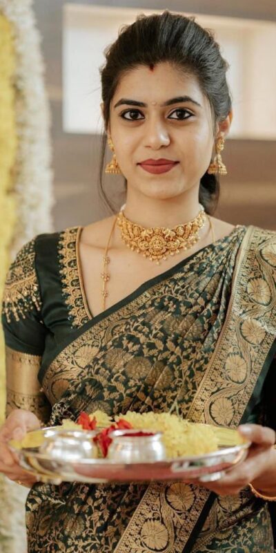 Green Soft Lichi Silk Lace Work Border Saree | Sarees, Bollywood Sarees, Creative Sarees, Designer Sarees, Embroidered Sarees, Ethnic Saree, Modern Digital sarees, Party Wear Sarees
