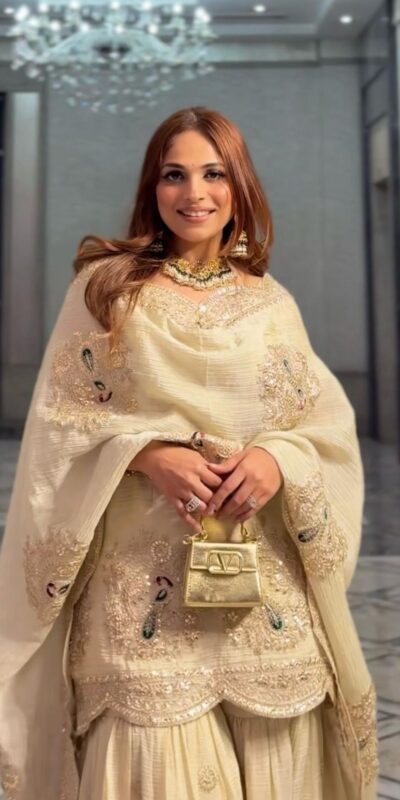 Half White Chinon Silk Sequence Work Salwar Suit | Jump Suits, Salwar suit, Casual Suits, Creative suits, Designer Suits, Palazzo Suits, Party Wear Suits, Patiala Suits, Straight Suits