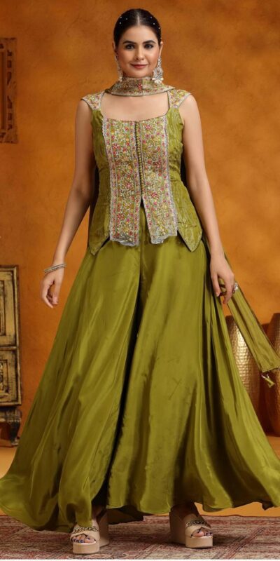 Lime Yellow Chinon With Sequins Work Salwar Suit | Jump Suits, Salwar suit, Casual Suits, Creative suits, Designer Suits, Palazzo Suits, Party Wear Suits, Patiala Suits, Straight Suits