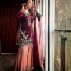 Maroon Heavy Velvet Sharara Suit | Salwar suit, Casual Suits, Creative suits, Designer Suits, Palazzo Suits, Party Wear Suits, Straight Suits