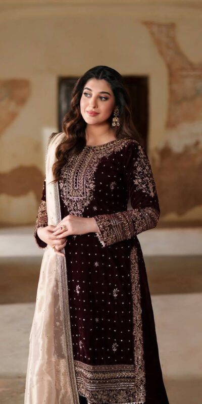 Maroon Velvet Embroidery Work Salwar Suit | Jump Suits, Salwar suit, Casual Suits, Creative suits, Designer Suits, Palazzo Suits, Party Wear Suits, Patiala Suits, Straight Suits