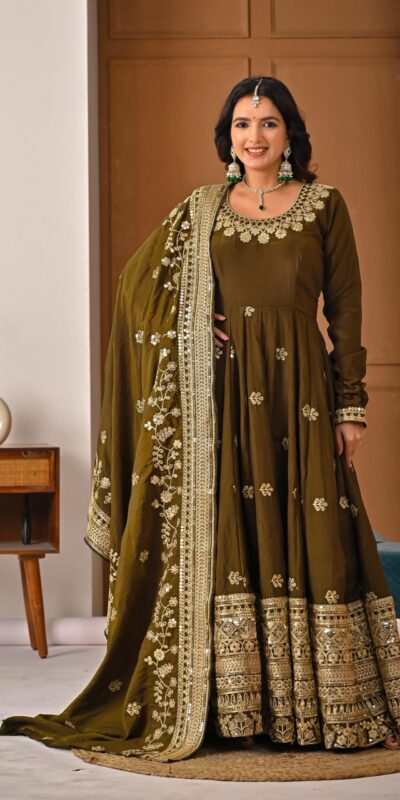Mehandi NC Vichitra Silk Embroidery Work Salwar Suit | Jump Suits, Salwar suit, Casual Suits, Creative suits, Designer Suits, Palazzo Suits, Party Wear Suits, Patiala Suits, Straight Suits