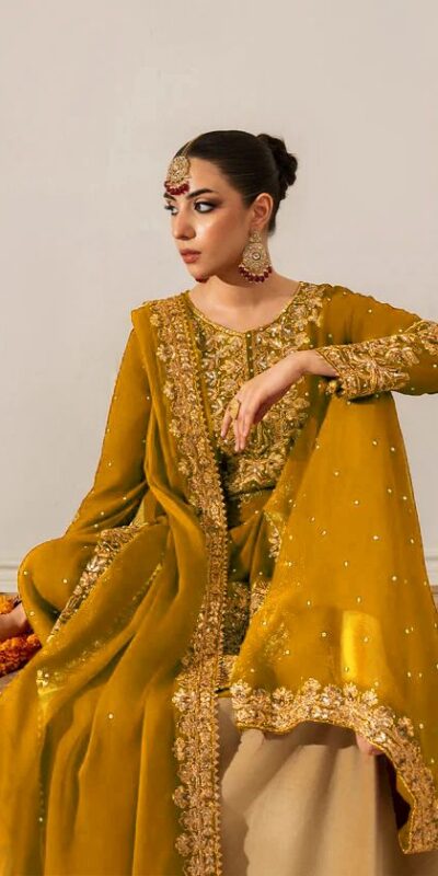 Mustard Faux Georgette Lace Work Salwar Suit | Jump Suits, Salwar suit, Casual Suits, Creative suits, Designer Suits, Palazzo Suits, Party Wear Suits, Patiala Suits, Straight Suits