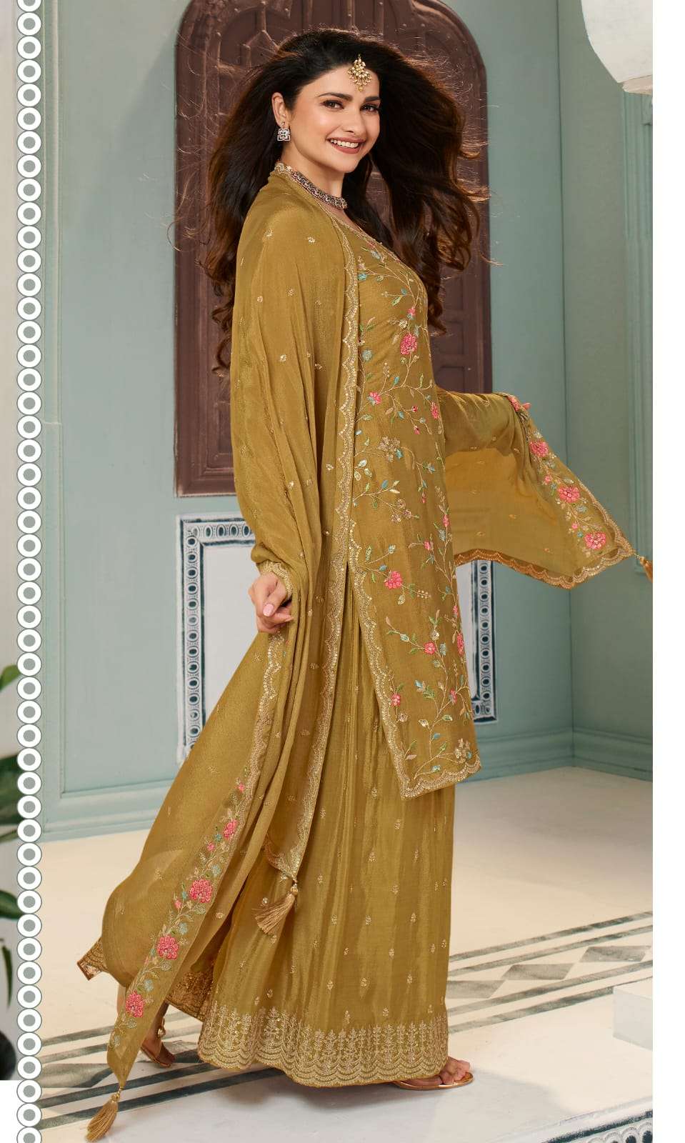Mustered Chinon Multi Work Salwar Suit | Jump Suits, Salwar suit, Casual Suits, Creative suits, Designer Suits, Palazzo Suits, Party Wear Suits, Patiala Suits, Straight Suits