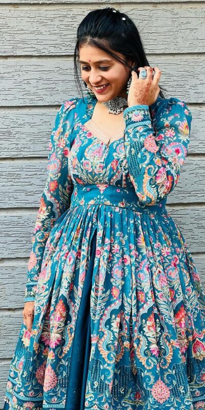 Navy Blue Fiona Silk With Lace Work Lehenga Choli | Lehenga, Bollywood Lehenga, Creative Lehenga, Designer Lehenga, Embroidered Lehenga, Party Wear Lehenga