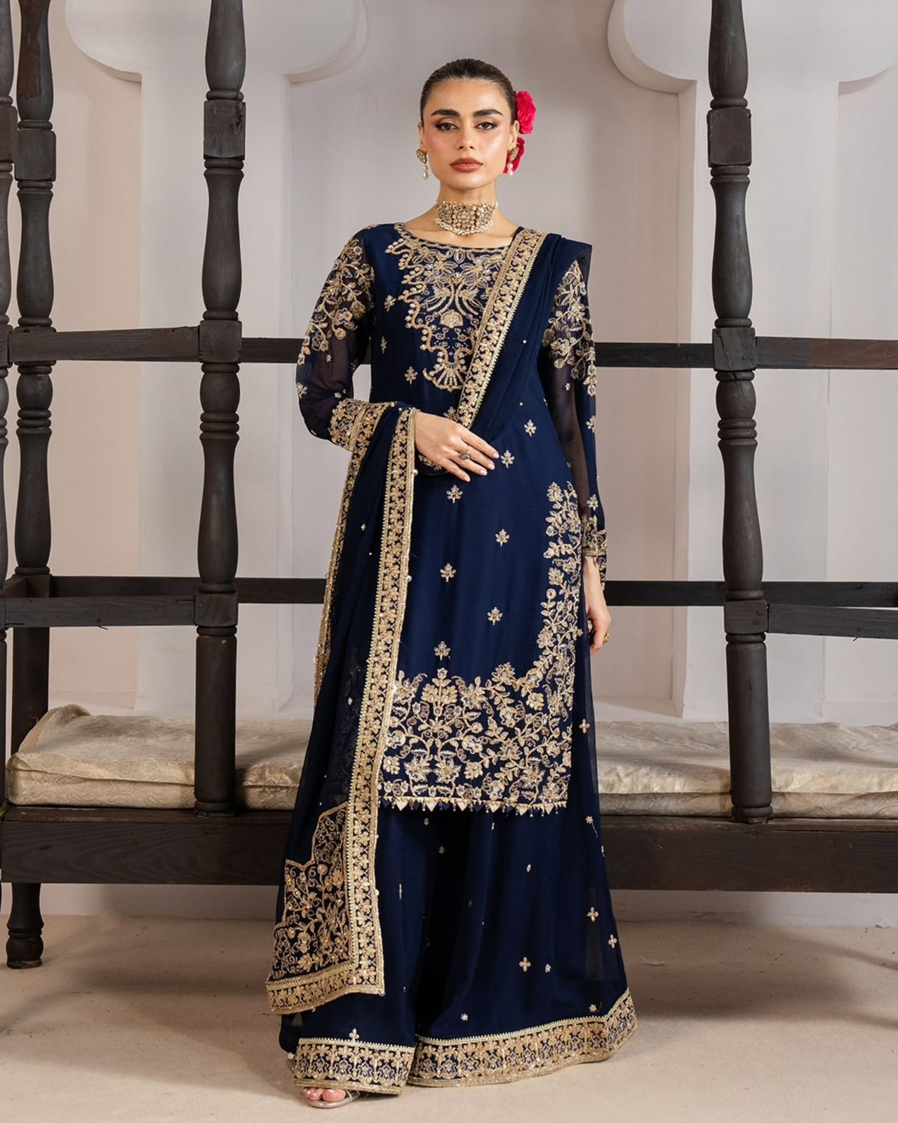 Navy Blue Organza Silk Sequence Work Salwar Suit | Jump Suits, Salwar suit, Casual Suits, Creative suits, Designer Suits, Palazzo Suits, Party Wear Suits, Patiala Suits, Straight Suits