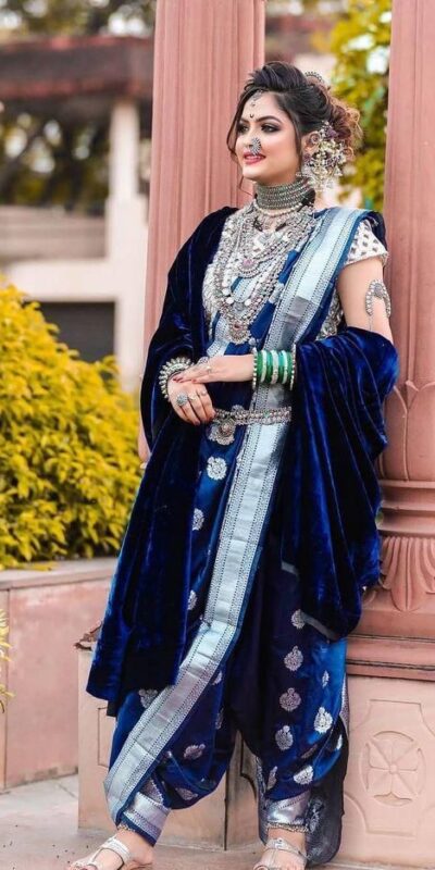 Navy Blue Soft Lichi Silk Lace Border Work Saree | Sarees, Bollywood Sarees, Creative Sarees, Designer Sarees, Embroidered Sarees, Ethnic Saree, Modern Digital sarees, Party Wear Sarees
