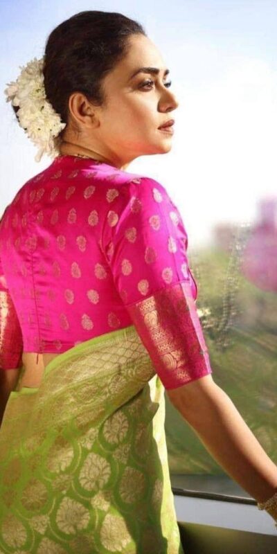 Parrot Green Soft Lichi Silk Lace Border Saree | Sarees, Bollywood Sarees, Creative Sarees, Designer Sarees, Embroidered Sarees, Ethnic Saree, Modern Digital sarees, Party Wear Sarees