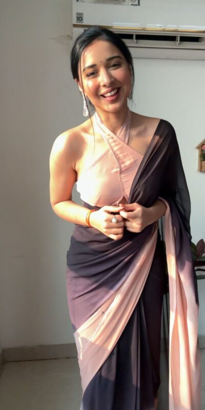 Peach Black Soft Georgette Silk Ready To Wear Saree | Sarees, Bollywood Sarees, Creative Sarees, Designer Sarees, Embroidered Sarees, Ethnic Saree, Modern Digital sarees, Party Wear Sarees