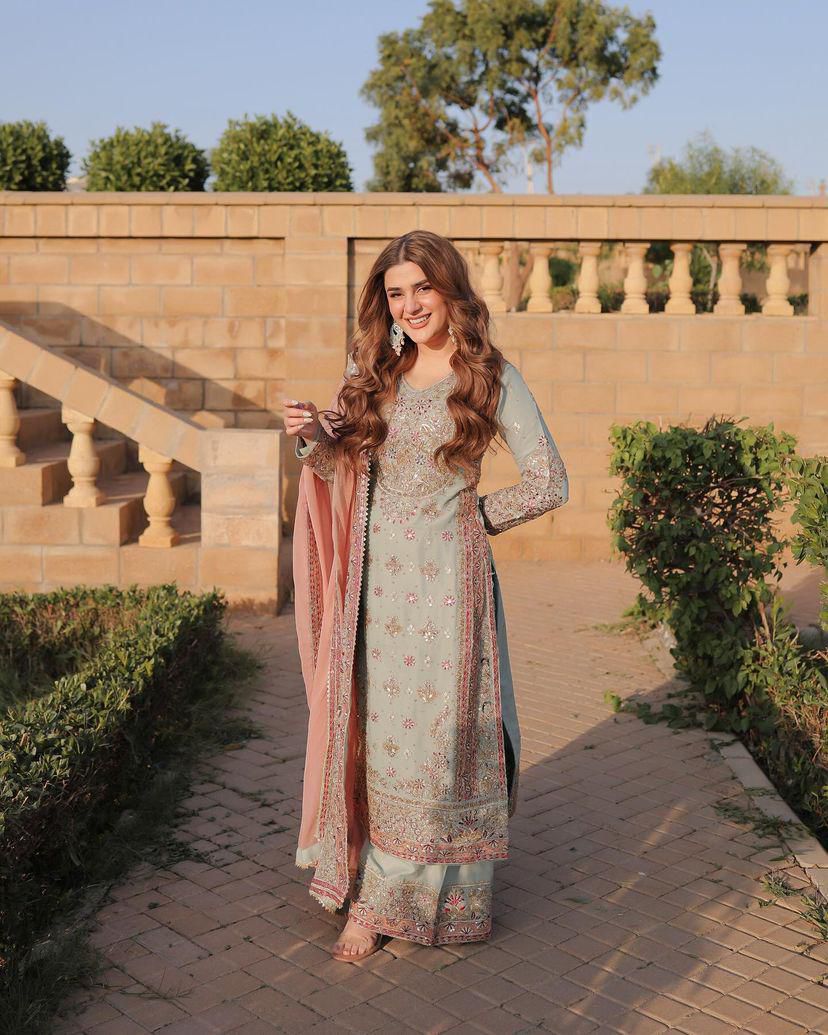 Peach Faux Georgette Lace Embroidery Work Salwar Suit | Jump Suits, Tops & Bottoms, Track Suits, Salwar suit, Casual Suits, Creative suits, Designer Suits, Palazzo Suits, Party Wear Suits, Patiala Suits, Straight Suits, Trendy Wear