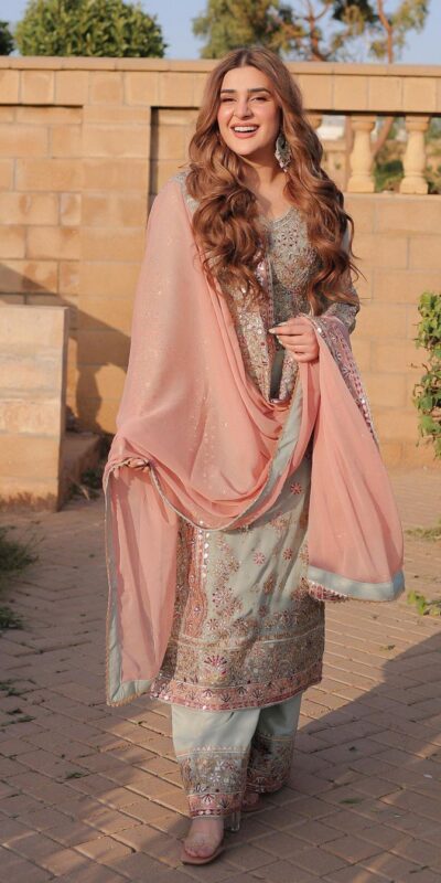 Peach Faux Georgette Lace Embroidery Work Salwar Suit | Jump Suits, Tops & Bottoms, Track Suits, Salwar suit, Casual Suits, Creative suits, Designer Suits, Palazzo Suits, Party Wear Suits, Patiala Suits, Straight Suits, Trendy Wear