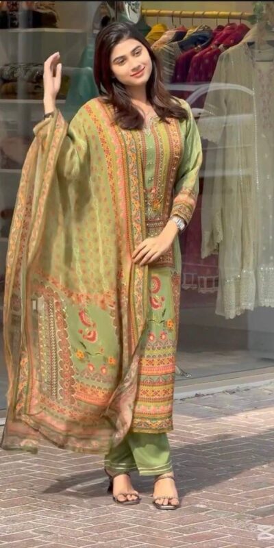Perfect Pista Faux Georgette Printed Hand Work Salwar Suit | Jump Suits, Salwar suit, Casual Suits, Creative suits, Designer Suits, Palazzo Suits, Party Wear Suits, Patiala Suits, Straight Suits