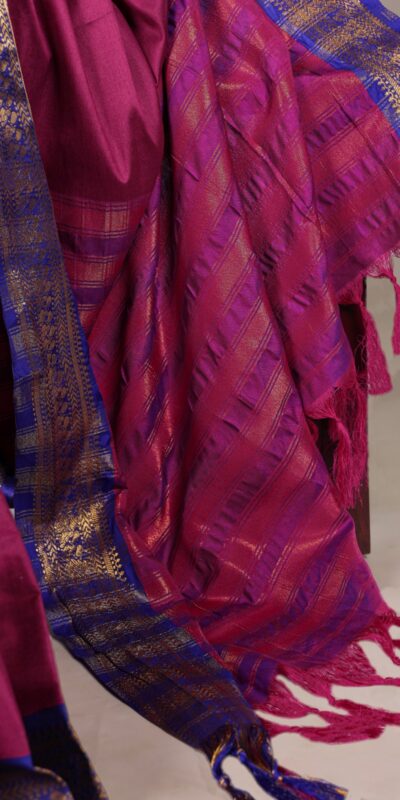 Pink Aura Silk Zari Weaving Saree | Sarees, Bollywood Sarees, Creative Sarees, Designer Sarees, Embroidered Sarees, Ethnic Saree, Modern Digital sarees, Party Wear Sarees
