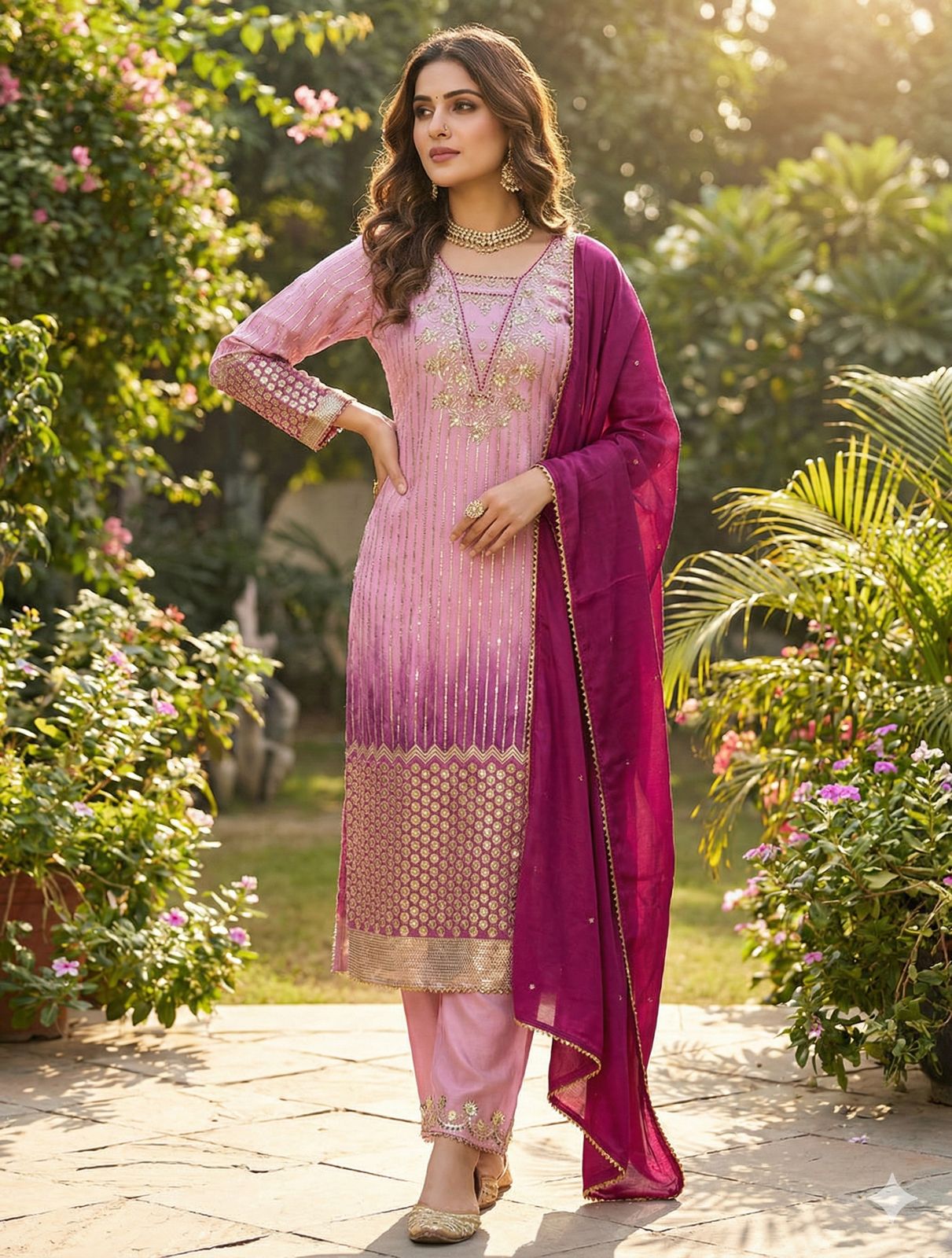 Pink Chinon Lace Embroidery Work Salwar Suit | Jump Suits, Salwar suit, Casual Suits, Creative suits, Designer Suits, Palazzo Suits, Party Wear Suits, Patiala Suits, Straight Suits
