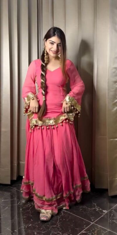 Pink Chinon Silk Embroidery Sequence Work Salwar Suit | Jump Suits, Salwar suit, Casual Suits, Creative suits, Designer Suits, Palazzo Suits, Party Wear Suits, Patiala Suits, Straight Suits
