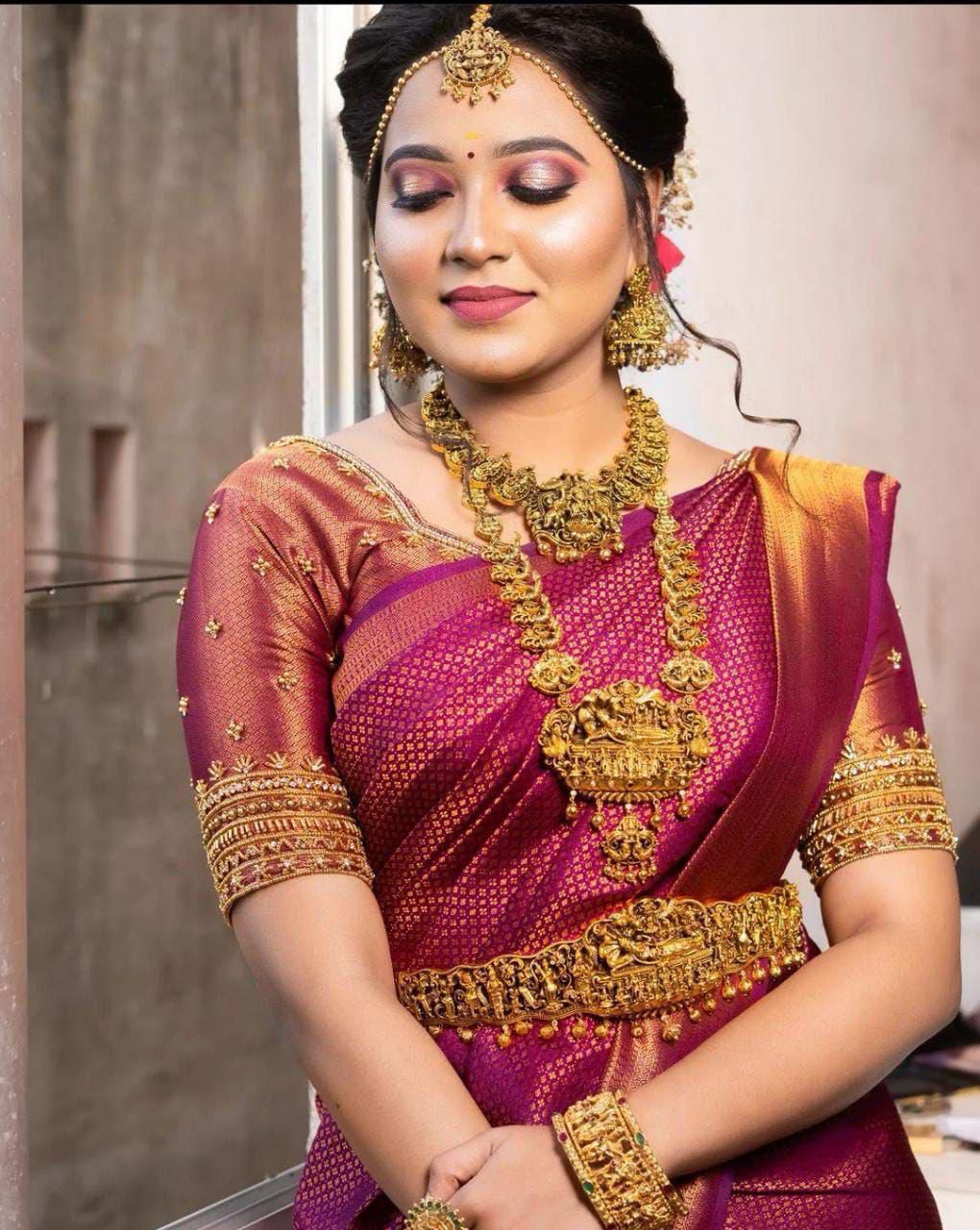 Pink Lichi Silk Rich Pallu Jacquard Work Saree | Sarees, Bollywood Sarees, Creative Sarees, Designer Sarees, Embroidered Sarees, Ethnic Saree, Modern Digital sarees, Party Wear Sarees