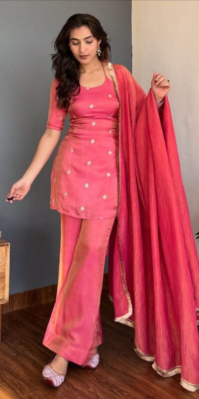 Pink NC Silk Lace Embroidery Work Salwar Suit | Jump Suits, Salwar suit, Casual Suits, Creative suits, Designer Suits, Palazzo Suits, Party Wear Suits, Patiala Suits, Straight Suits