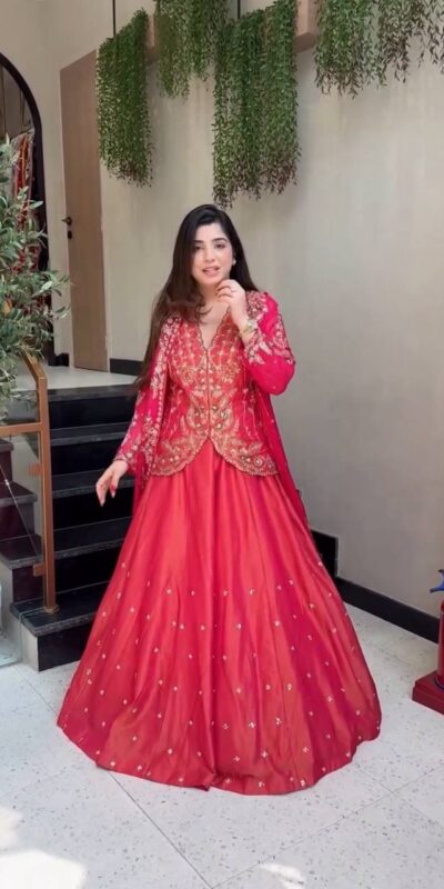Pink Simar Embroidery Work Lehenga Choli | Lehenga, Bollywood Lehenga, Creative Lehenga, Designer Lehenga, Embroidered Lehenga, Party Wear Lehenga