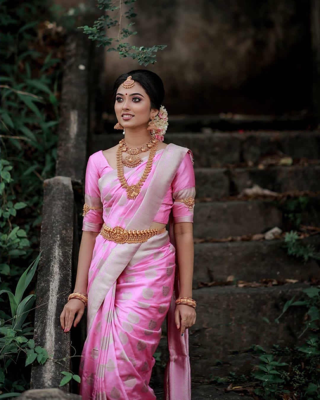 Pink Soft Lichi Silk All Over Work Saree | Sarees, Bollywood Sarees, Creative Sarees, Designer Sarees, Embroidered Sarees, Ethnic Saree, Modern Digital sarees, Party Wear Sarees