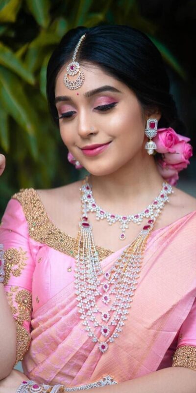 Pink Soft Lichi Silk Jacquard Border Saree | Sarees, Bollywood Sarees, Creative Sarees, Designer Sarees, Embroidered Sarees, Ethnic Saree, Modern Digital sarees, Party Wear Sarees