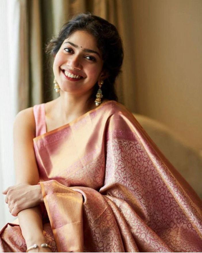Pink Soft Litchi Silk Jacquard Saree | Sarees, Bollywood Sarees, Creative Sarees, Designer Sarees, Embroidered Sarees, Ethnic Saree, Modern Digital sarees, Party Wear Sarees
