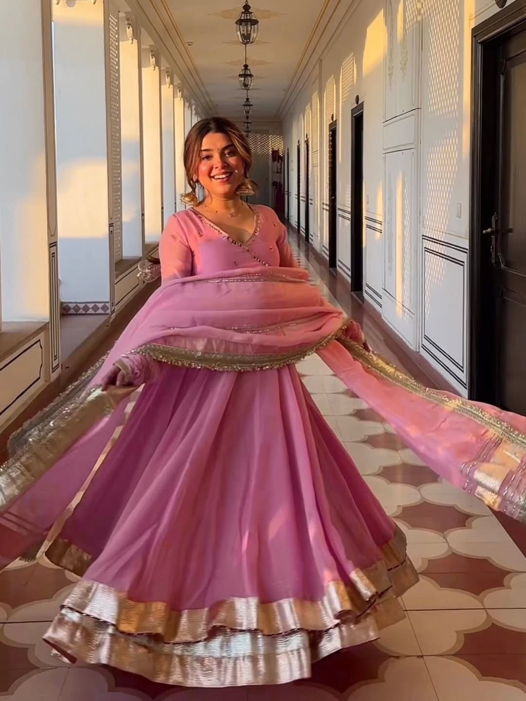 Pink Tabby Organza Embroidery Work Anarkali Suit | Anarkali Suits, Bollywood Anarkali, Creative-Anarkali, Designer Anarkali, Embroidered Anarkali, Party Wear Anarkali