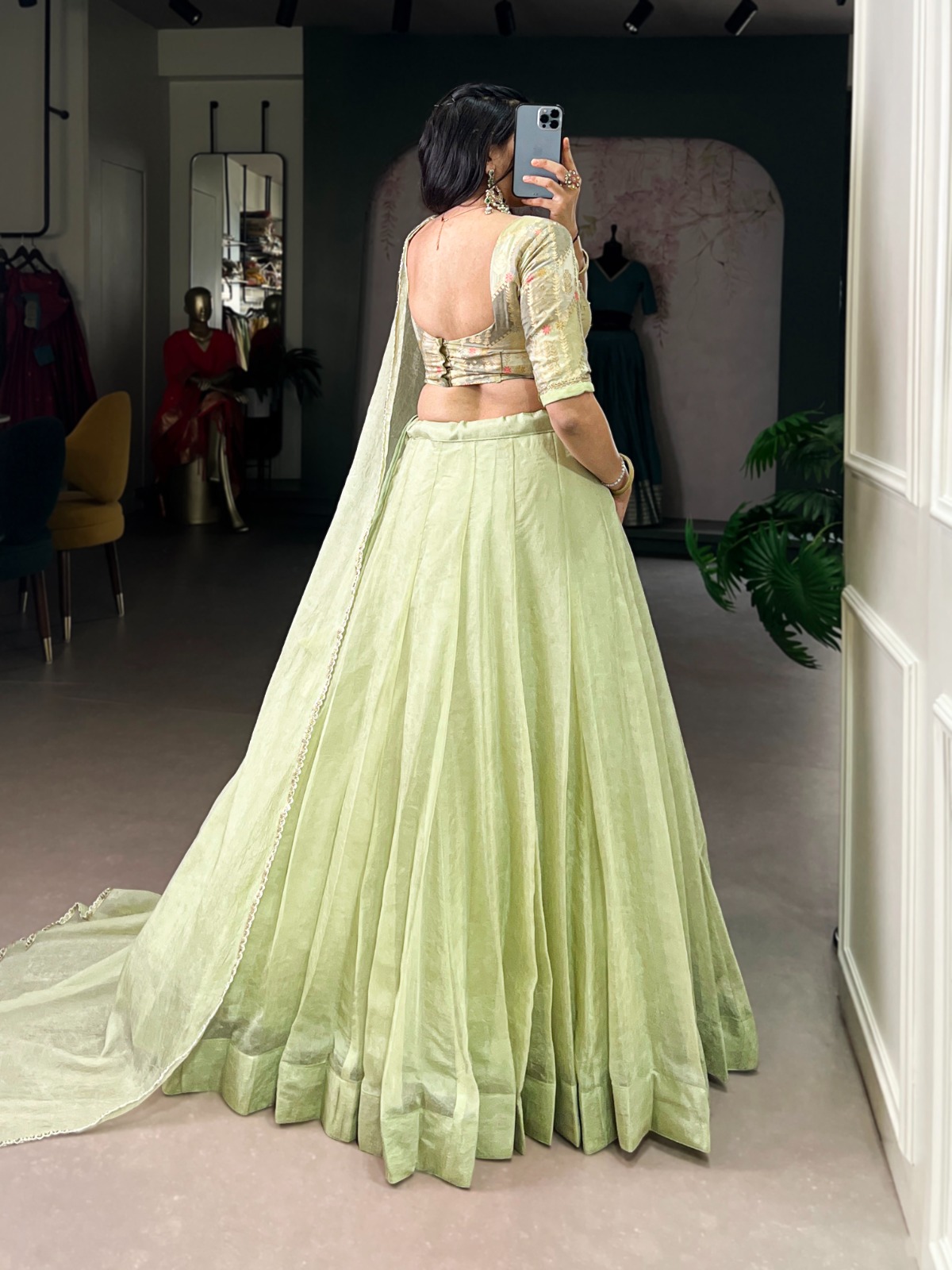 Pista Allen Crush Bead Sequins Work Lehenga Choli | Lehenga, Bollywood Lehenga, Creative Lehenga, Designer Lehenga, Embroidered Lehenga, Party Wear Lehenga
