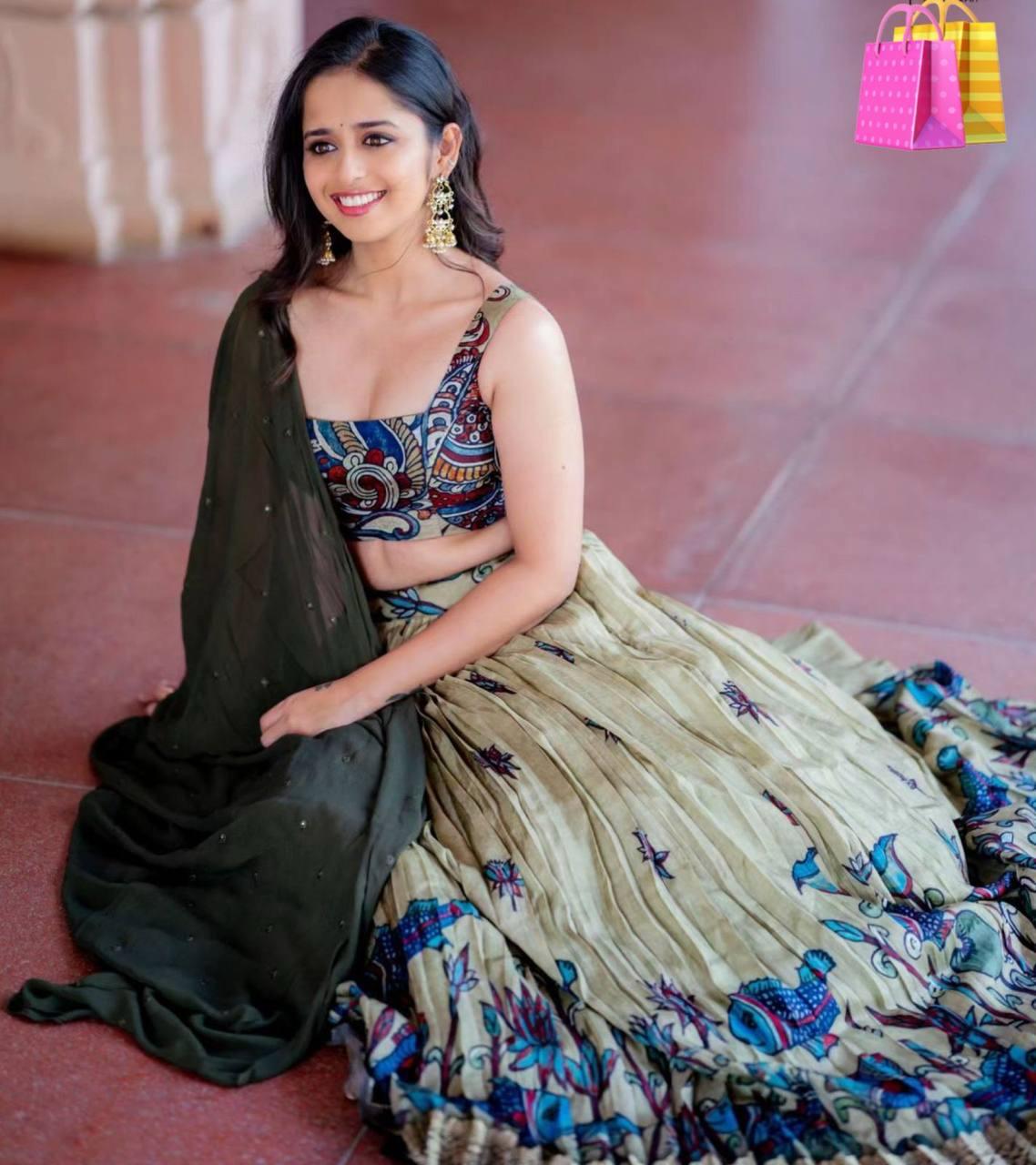 Pista Chant Crepe Print Lehenga Choli | Lehenga, Bollywood Lehenga, Creative Lehenga, Designer Lehenga, Embroidered Lehenga, Party Wear Lehenga