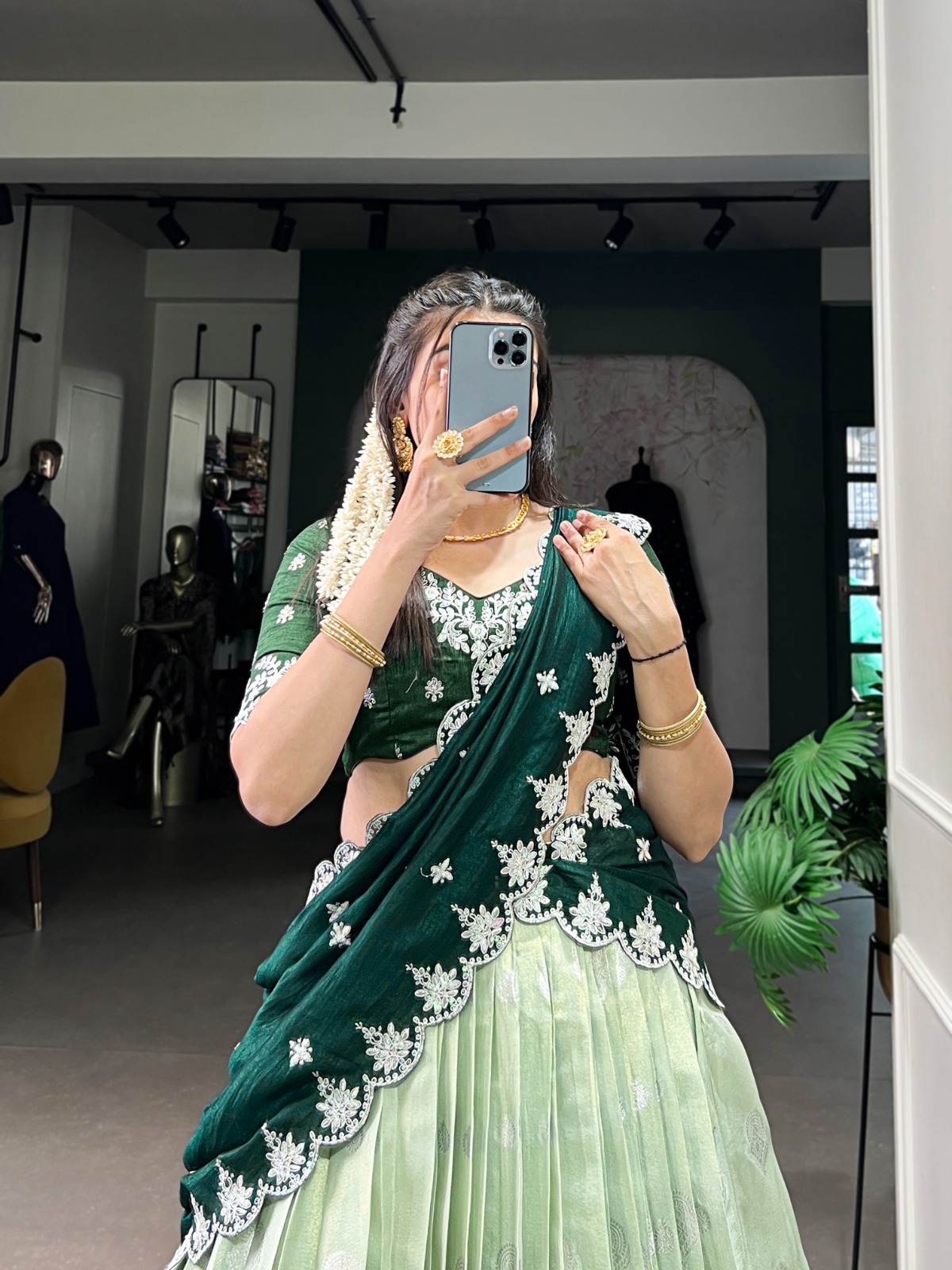 Pista Zari Kota Thread Lehenga Choli | Lehenga, Bollywood Lehenga, Creative Lehenga, Designer Lehenga, Embroidered Lehenga, Party Wear Lehenga